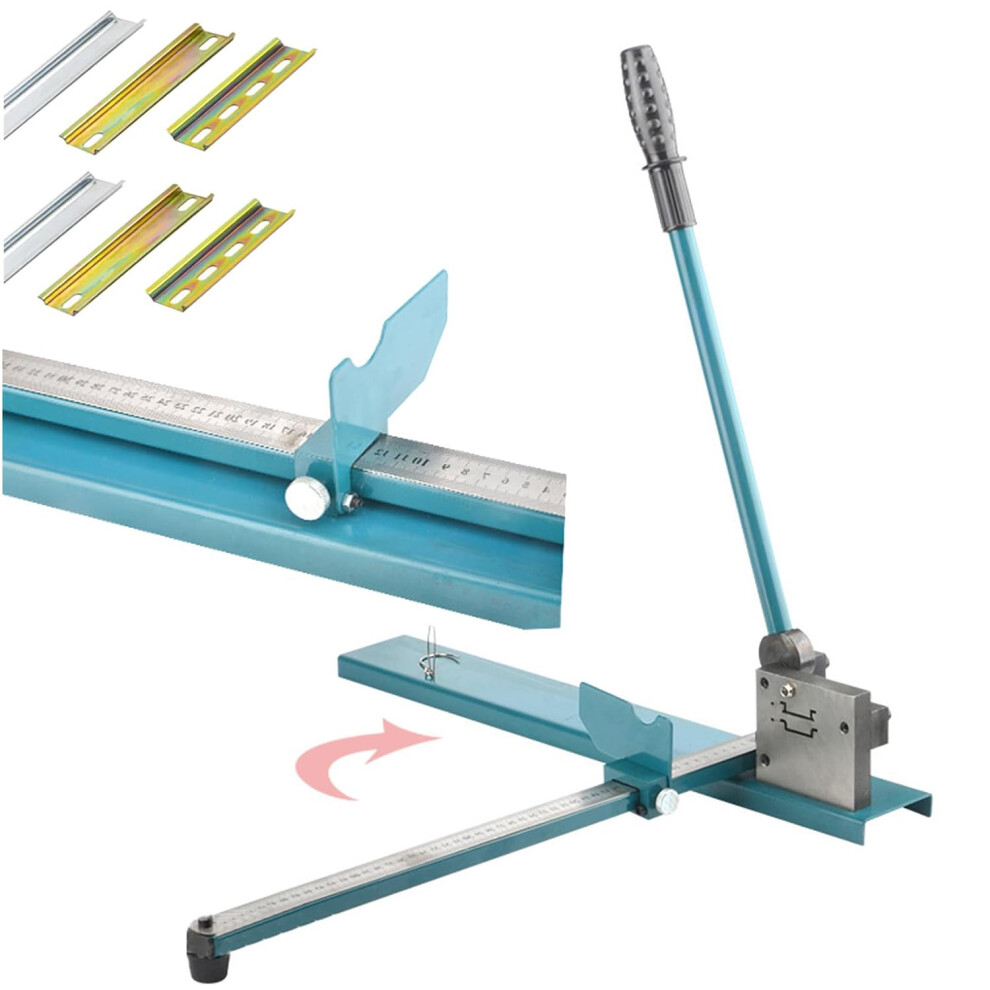 Manual Rail Cutter Tool Slotted Aluminium Iron Steel, Double Groove, 50 Cm Ruler, Cuts 35Mm Wide Rails, 7.5Mm Rails 9189345145315