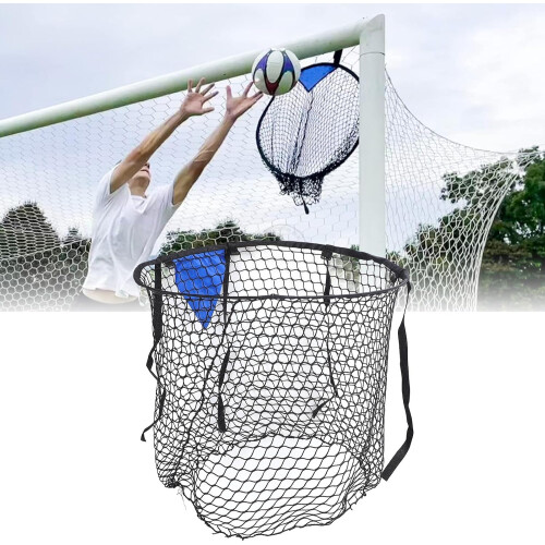 Soccer Target Net Alloy Frame Polyester Foldable Football Training Net For Ball Accuracy Practice 2