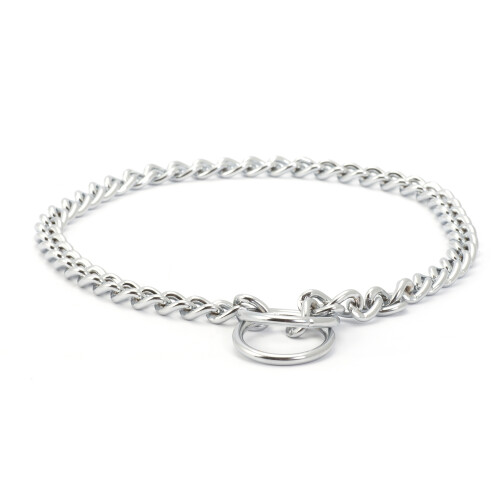 Ancol Heritage Check Chain Collar Heavy 75cm Sz 10