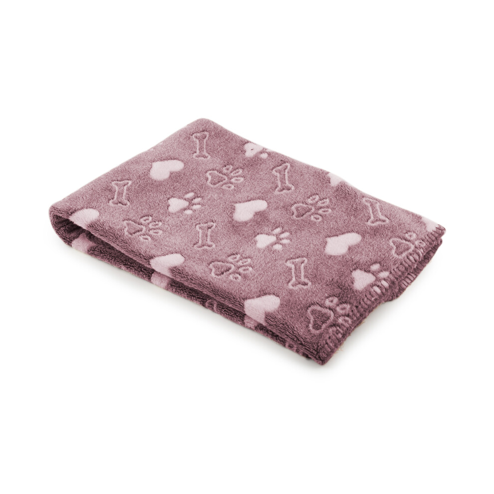 Sleepy Paws Dog & Cat Comfort Blanket Pink 74x74cm