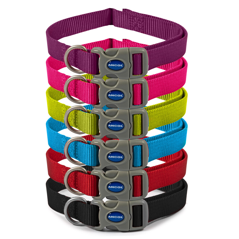 Ancol Viva Quick Fit Adjustable Collar Collar Size 1-2 To Fit 20-30Cm Weatherproof Blue