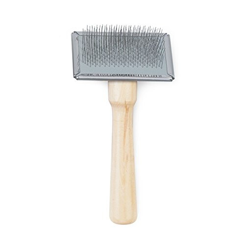 Ancol Heritage Wood Handle Soft Slicker Brush Sml 2