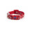 Ancol Indulgence Nylon Adjustable Collar Paw N Bone Red 20-30cm Sz 1-2 3