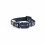 Ancol Indulgence Nylon Adjustable Collar Paw N Bone Blue 20-30cm Sz 1-2 1