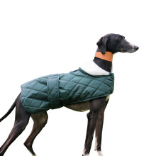 Ancol Quilted Hound Coat Cosy Faux Fur Lined Warm Adjustable Dog Puppy Sweater 53cm