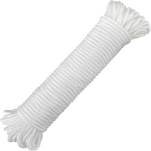 Braided Nylon Halyard Lightweight Utility Poly Rope, Wet Work Environments, Professional Manufacturer, Nautical Boating Fishing, Industrial Grade Dura