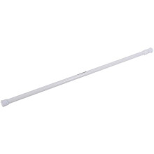 Adjustable Tension Rod, Premium Carbon Steel Spring Loaded Shower Curtain Rod, Extendable Curtain Rail for Window Bathroom Cupboard Kitchen, Tool-Free