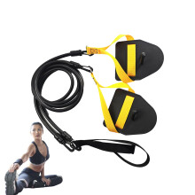 Swimming Resistant Exercise Bands with Swim Paddle Fins, Portable Stretch Belt, 1.85m