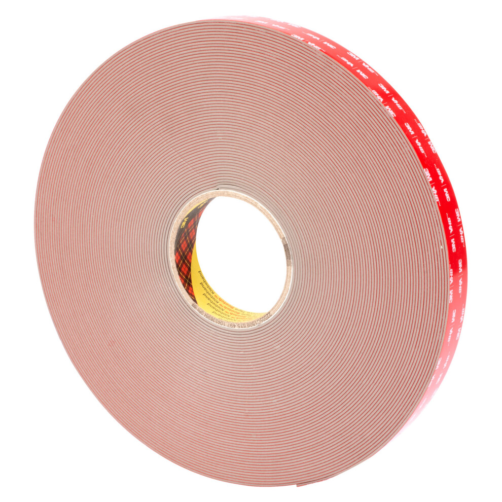 3M Vhb Tape Gph-160Gf General Purpose High Temp 1.6Mm Grey 25Mm X 33M 4054596205109