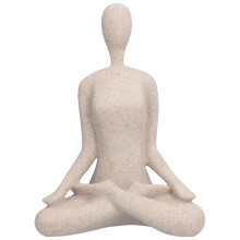 Statua astratta del pensatore, statuetta decorativa moderna con base stabile e design vivace per uso multi-scena, decorazione da scrivania in resina