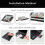 SATA till SATA-adapter, universell 9,5 mm hårddiskcaddy för bärbara datorer, stöder 7 mm och 9,5 mm SATA-hårddisk eller SSD 3