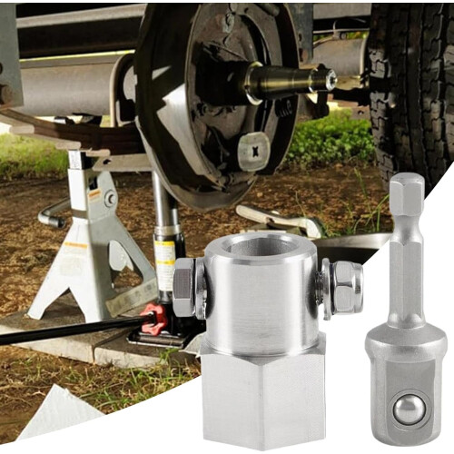 Jack Slotted Drill Adapter Stainless Steel Jack Trailer Jack Socket Adapter 2