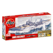 Airfix 1:600 Imperial War Museum HMS Belfast Scale Warship