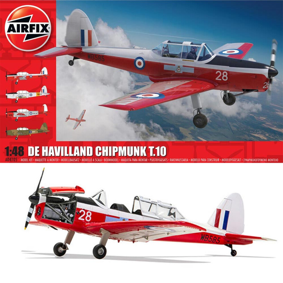 Airfix De Havilland Chipmunk T.10 Model Kit 1/48 A04105