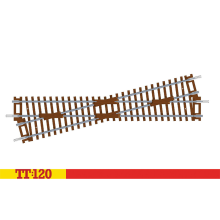 Hornby TT:120 Diamond Crossing Right Hand 166mm TT8018