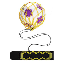 Football Kick Trainer Soccer Juggling Adjustable Net Rebounder For Footwork Dribbling Ball Control Backyard Portable