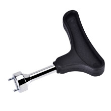 Golf Shoes Spike Wrench 2pcs Golf Tip Remover Replacement Tool with Comfortable Grip Stainless Steel Cleats Plastic Handle Removal Replacement Aid