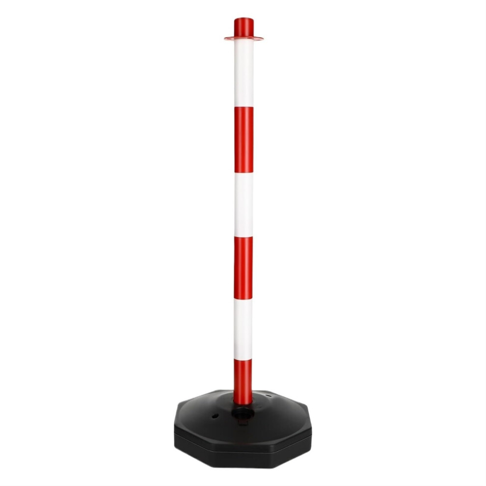 Warning Column Road Barrier Bollard Safety Traffic Cone Safety Bollard Parking Post Water Fillable Warning Posts Barrier Symbols Warning Signs (Red) 9412369334671