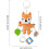 Car Seat Toy Bar, Stroller Activity Toy  Teether Toy Fox 4
