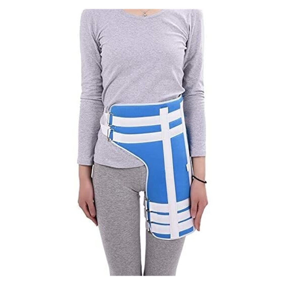 Hip Immobilizer Brace with Adjustable Straps for Hip Fracture Support and Surgery Recovery, Right L