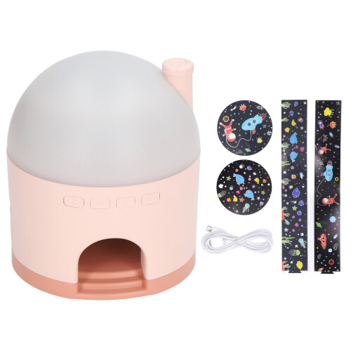 Charming Multi-function Light, Gift for Kids and Teens, Easy-to-Operate Portable Night Light with Fast-Charging (Adjustable Brightness, Dynamic Rotati