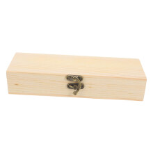 Unfinished Wooden Box Decorative Gift Storage Box Stash Box for DIY Crafts Jewelry Holder