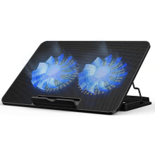 Höhenverstellbares Laptop-Kühlpad, leiser Betrieb für 7- bis 16-Zoll-Laptops, ergonomisches Design mit 6 Höheneinstellungen, robuste