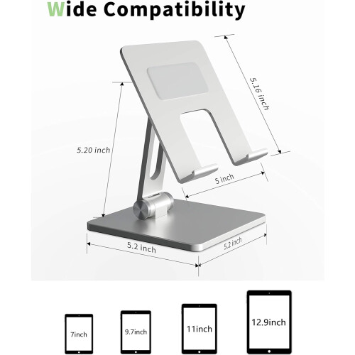 Suporte resistente para tablets de 7 a 13,3 polegadas, com fixação magnética e sistema de resfriamento, compatível com diversas marcas e design 1
