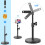 Pied de micro de table réglable, conception portable pour les présentations et les diffusions en déplacement, réglage de la hauteur par vis pour 5