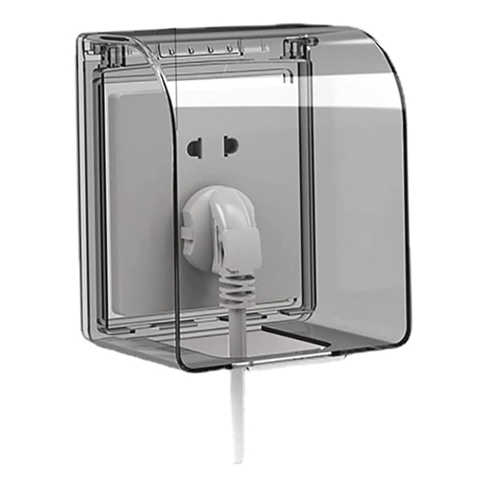 Waterproof Outlet Cover For Bathroom And Kitchen, Weatherproof Receptacle Cover With Ip55 Rating, Transparent Socket Protector For Indoor Outdoor Use, 9441426711308