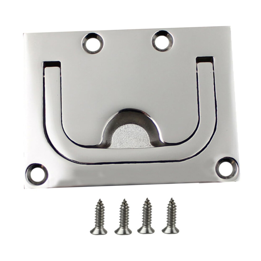 Stainless Steel Flush Pull Handle Corrosion Resistant Boat Hatch Latch For Marine Cabinets Furniture 9426802399912