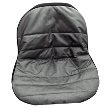 Waterproof Lawn Mower and Tractor Seat Cover with Storage Bag, Universal Fit, Gray