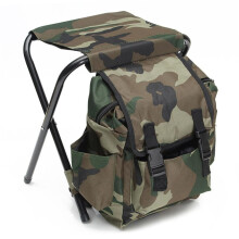 Fishing Chair Portable Camouflage Folding Chair With Backpack For Camping And Outdoor Fishing Accessories