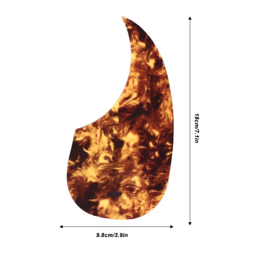 Tortoise Shell Guitar Pickguard 41 Inch Self-Adhesive PVC Scratch Plate 1