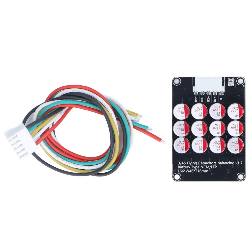 Battery Active Equalizer 5A Lithium Battery Balancer For Lto Lfp Ncm 3S 4S With Cable 9189345147807