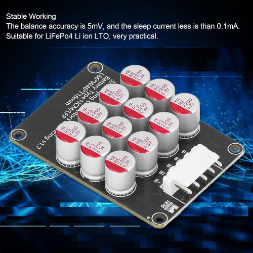 Battery Active Equalizer 5A Lithium Battery Balancer for LTO LFP NCM 3S 4S with Cable 2