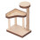 Mini Cat Climbing Model 2 Birch 7.4x4.7x3.2cm 5