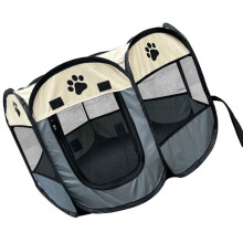 Foldable Waterproof Pet Playpen for Dogs & Cats, Sizes S-L