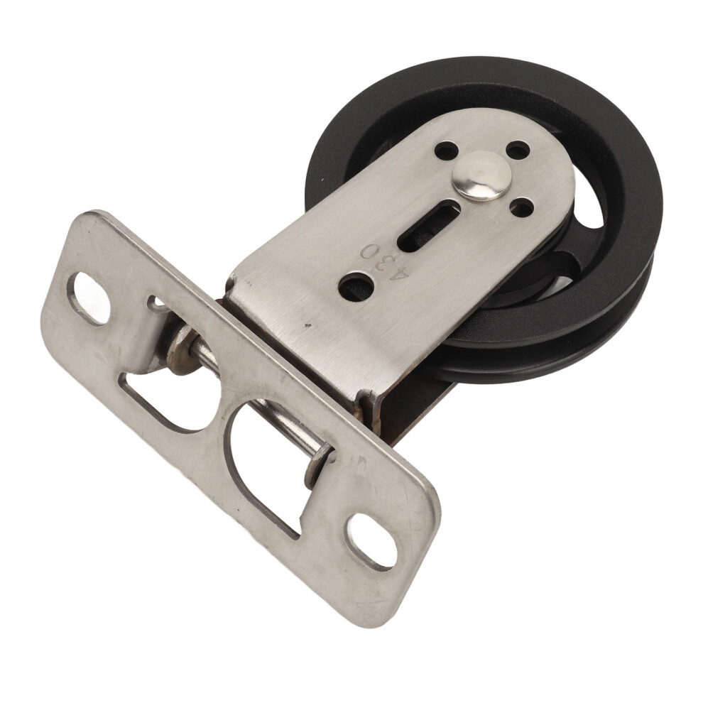 Quiet Bearing Fitness Pulley Wheel With 360 Safety Swivel Easy Install 9411368877554