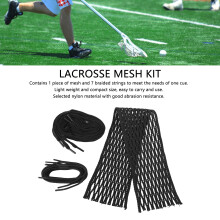 Lacrosse Mesh String Schwarz Nylon Verschleißfest