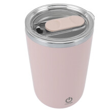 USB-Elektromischer Becher 350ml Pink Selbstumrührbecher 13x9cm