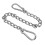 Chrome Plated Stainless Steel Hanging Chain 26in for Hammock Rust Proof 8
