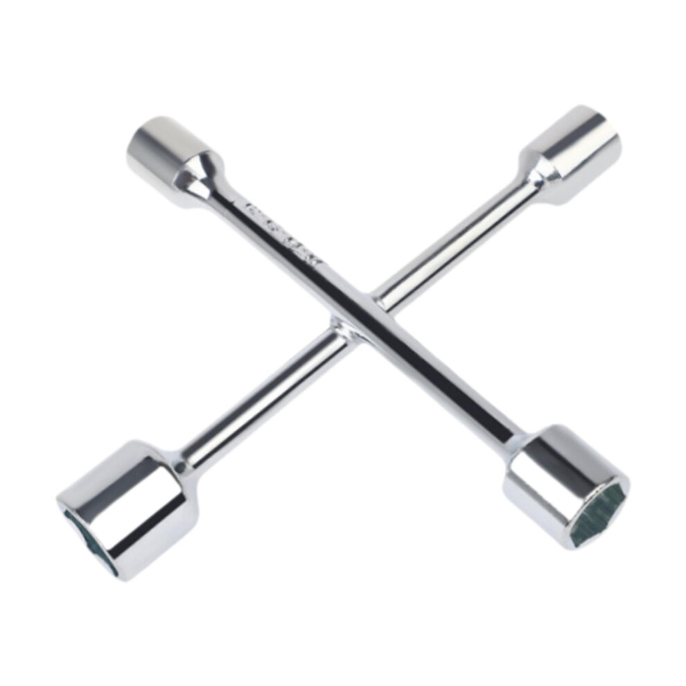 Lug Wrench For Car And Bike Tires, Multisize 814Mm Cross Socket, Easy Tire Removal Tool 9412369337412