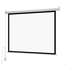 Tela de Projeção Elétrica Motorizada-Duoku-1829 mm-4:3-1080 HD-Tela de PVC-Pilotagem Remota Incluída-Ampla Ângulo de Visão