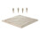Pas-dallit - DUOKU - CP25-8M - 8 Kappaletta - PC ABS - Beige 39,5x39,5 cm 1