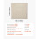 Pas-dallit - DUOKU - CP25-8M - 8 Kappaletta - PC ABS - Beige 39,5x39,5 cm 2