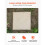 Pas-dallit - DUOKU - CP25-8M - 8 Kappaletta - PC ABS - Beige 39,5x39,5 cm 3