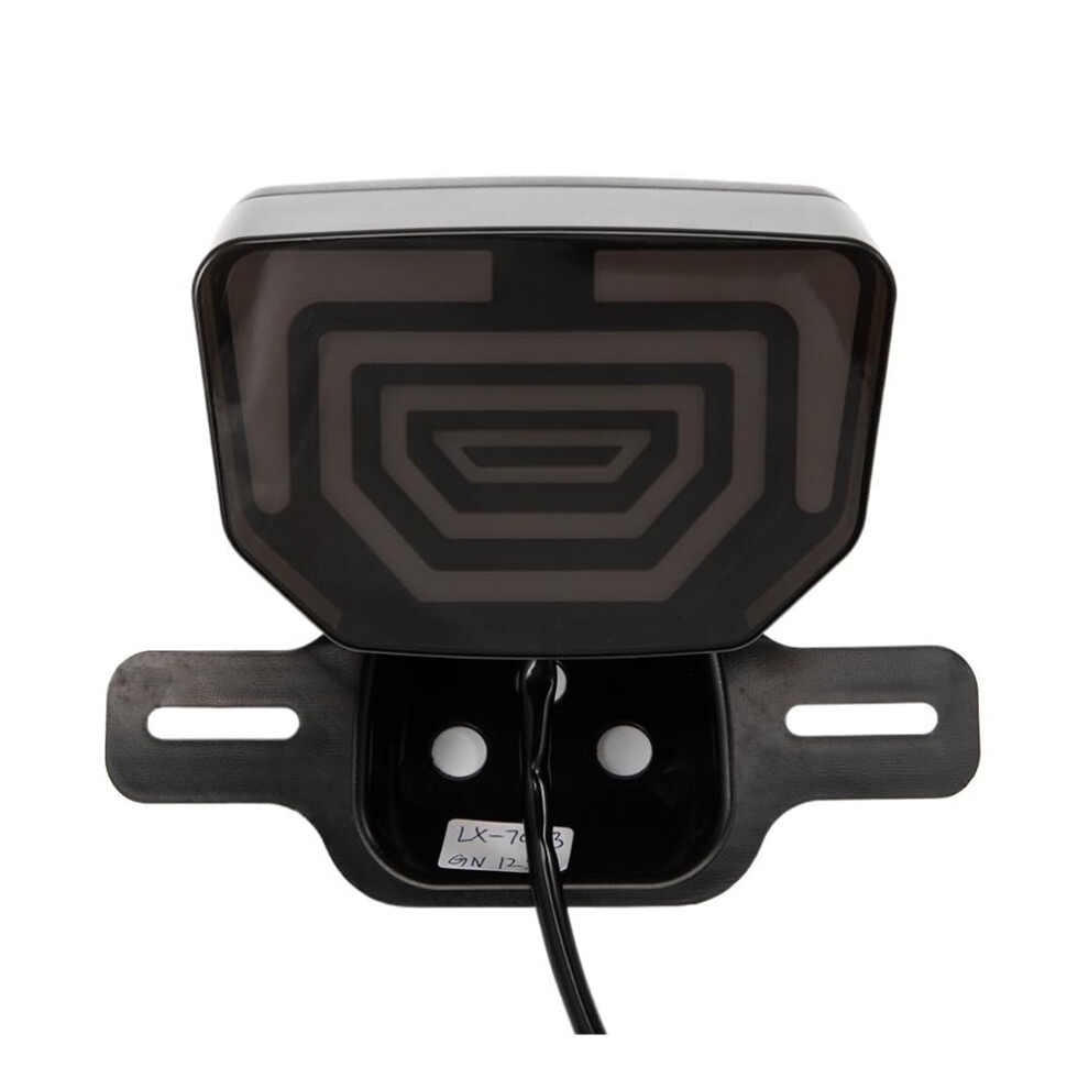 Motorcycle Led Tail With Turn Signals And Abs Bracket For Gn125 125Cc Light/Amber 9412369337689