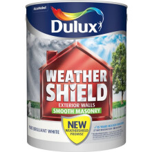 Dulux Weathershield Masonry Smooth Pure Brilliant White 5L