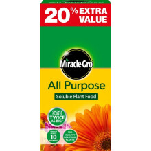 Miracle-Gro All Purpose Soluble Plant Food 1.2 kg Grows Bigger Healthier Plants
